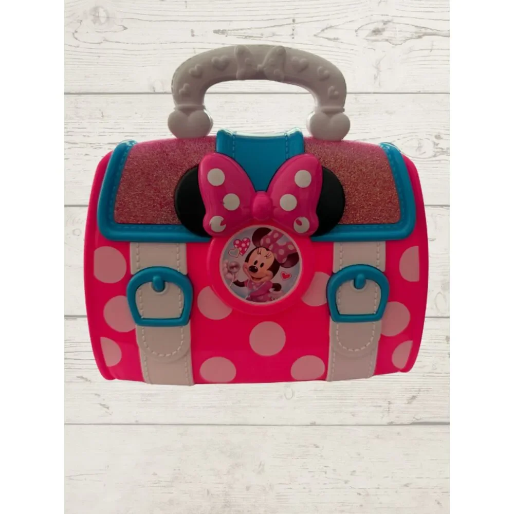 Disney Junior Minnie Mouse Bow-Care Doctor Bag Set Just Play Pretend Play Kit